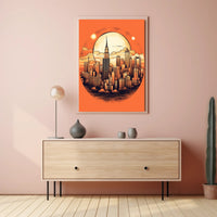 Urban Sunset Poster