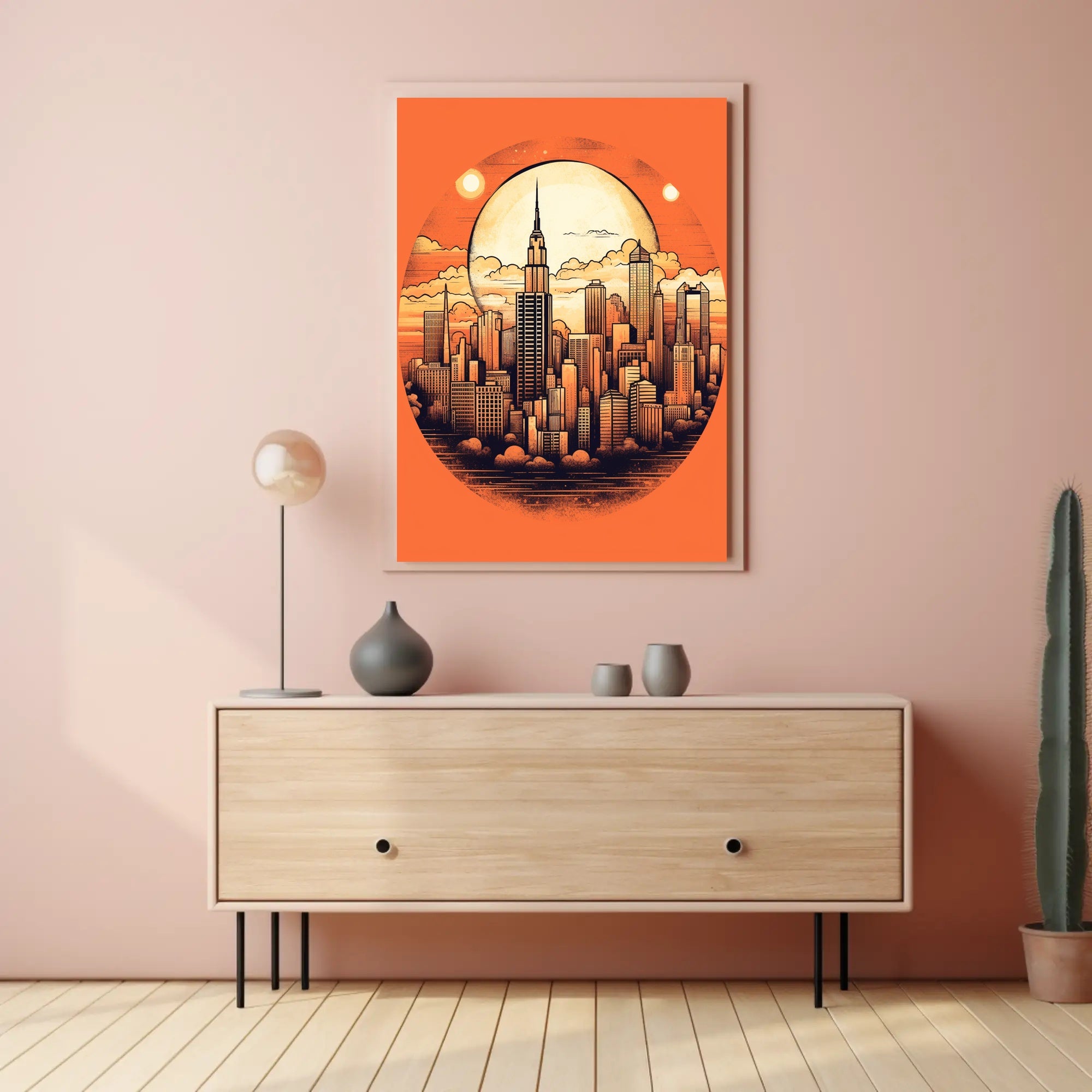 Urban Sunset Poster