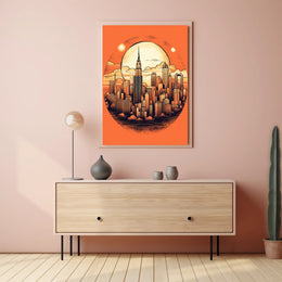 Urban Sunset Poster