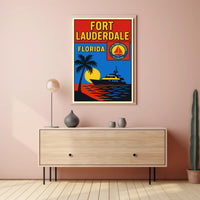 Fort Lauderdale, Florida Poster PosterGoat