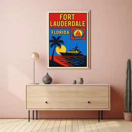 Fort Lauderdale, Florida Poster PosterGoat