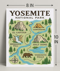 Explore Yosemite National Park Poster PosterGoat