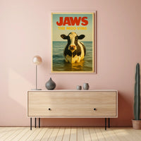 Jaws The Moo-Ving Poster