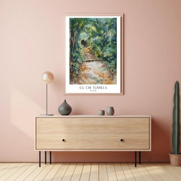 Cu Chi Tunnels Vietnam Poster
