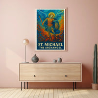 St. Michael the Archangel Spiritual Art Poster