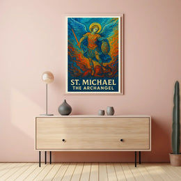 St. Michael the Archangel Spiritual Art Poster