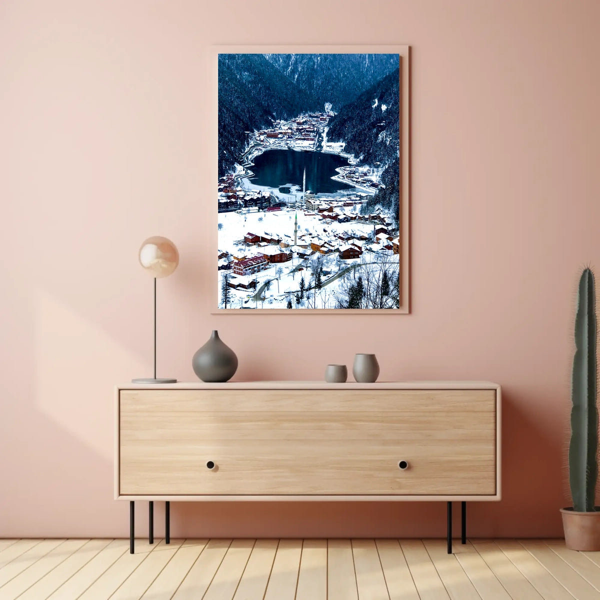 Winter Wonderland In The Mountains Poster