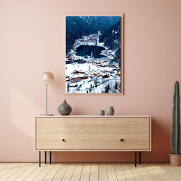 Winter Wonderland In The Mountains Poster