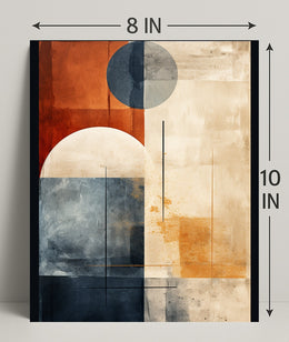 Abstract Geometric Harmony Abstract Poster