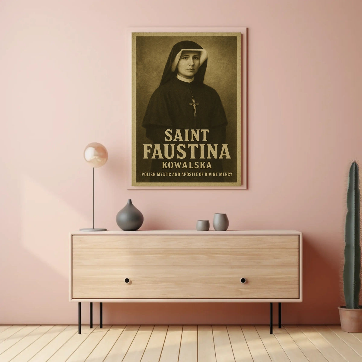 Saint Faustina Kowalska Poster