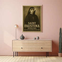 Saint Faustina Kowalska Poster