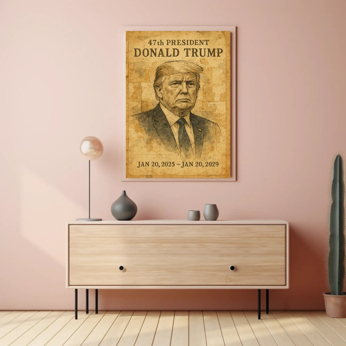 Donald Trump The 47th Commander-in-Chief Poster
