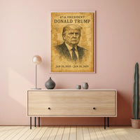 Donald Trump The 47th Commander-in-Chief Poster