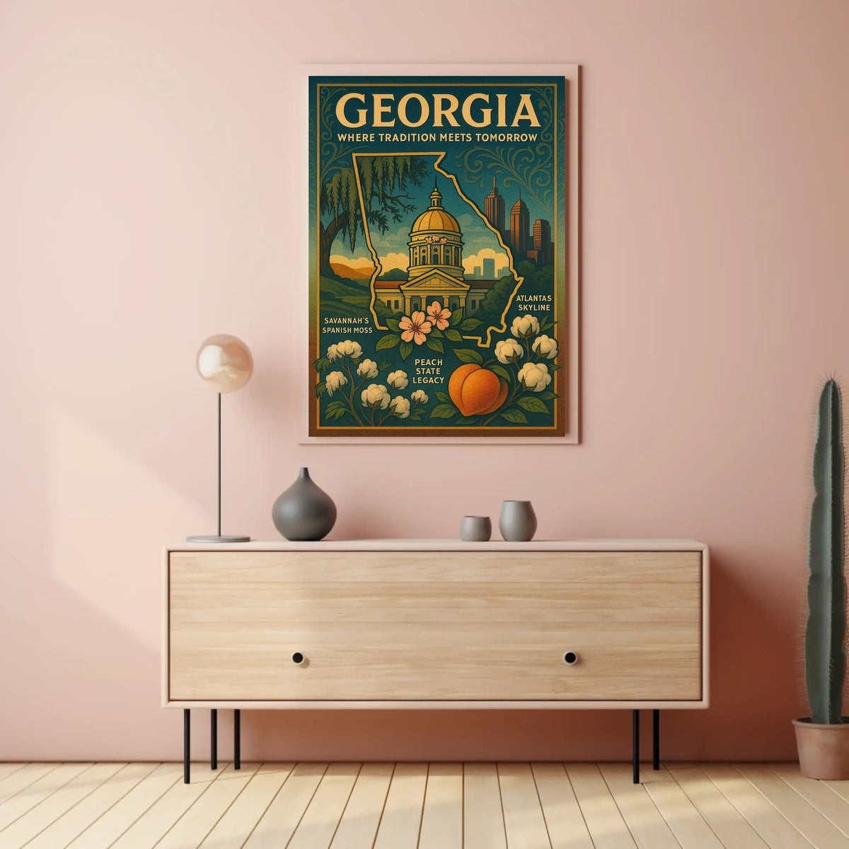 Georgia Where Tradition Meets Tomorrow Poster