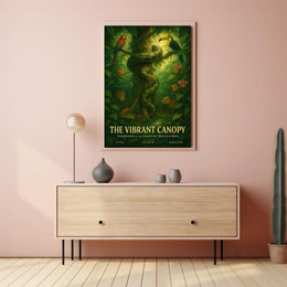 The Vibrant Canopy Poster