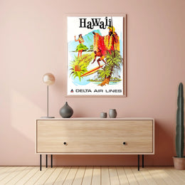 Explore Hawaii With Delta Air Lines Poster