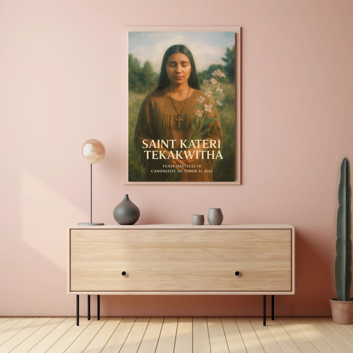 Saint Kateri Tekakwitha Poster