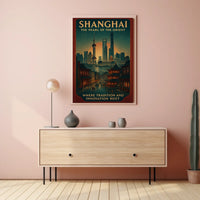 Shanghai The Pearl of the Orient Poster