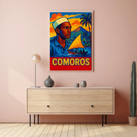 Comoros Vibrant Island Life Poster