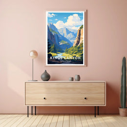 Kings Canyon National Park Scenic Poster Print