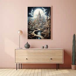 Enchanted Cityscape Poster