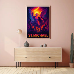 St. Michael The Warrior Archangel Poster