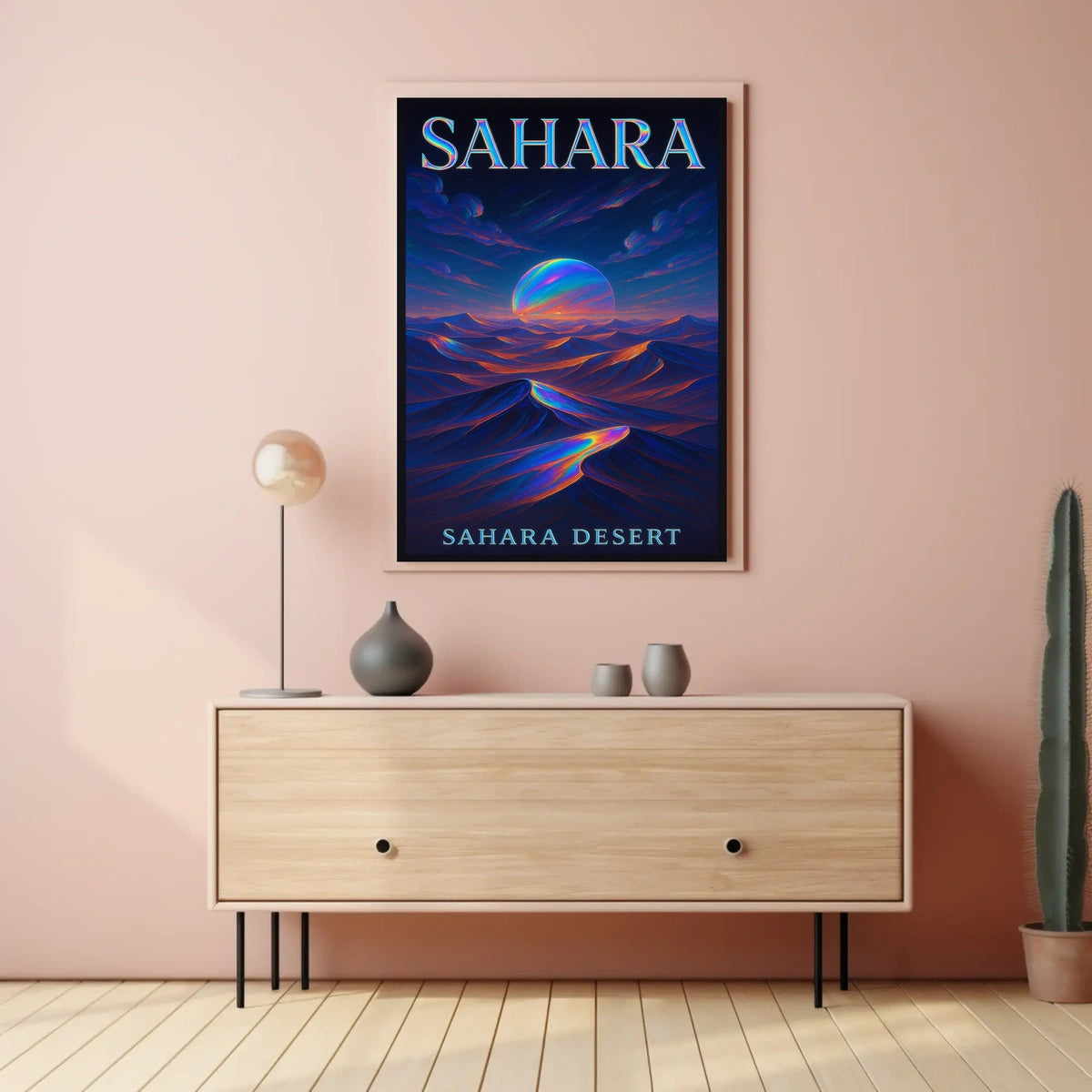 Sahara Desert Enchantment Dreamlike Surreal Poster