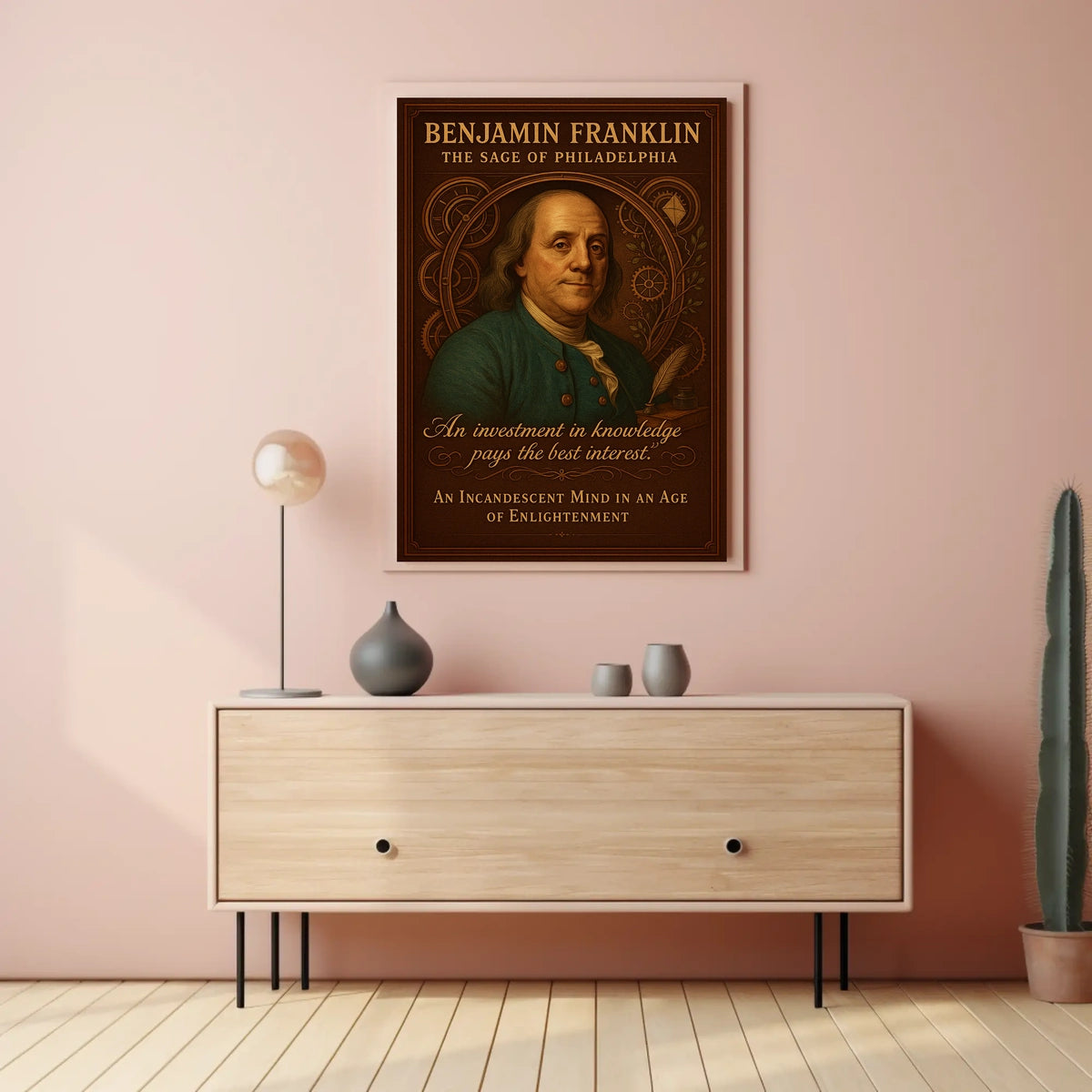 Benjamin Franklin The Sage Of Poster