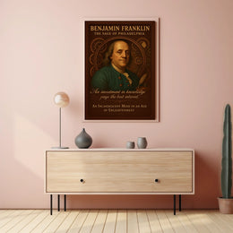 Benjamin Franklin The Sage Of Poster