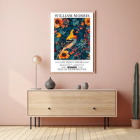 William Morris Nature-Inspired Decorative Art Exhibition Poster