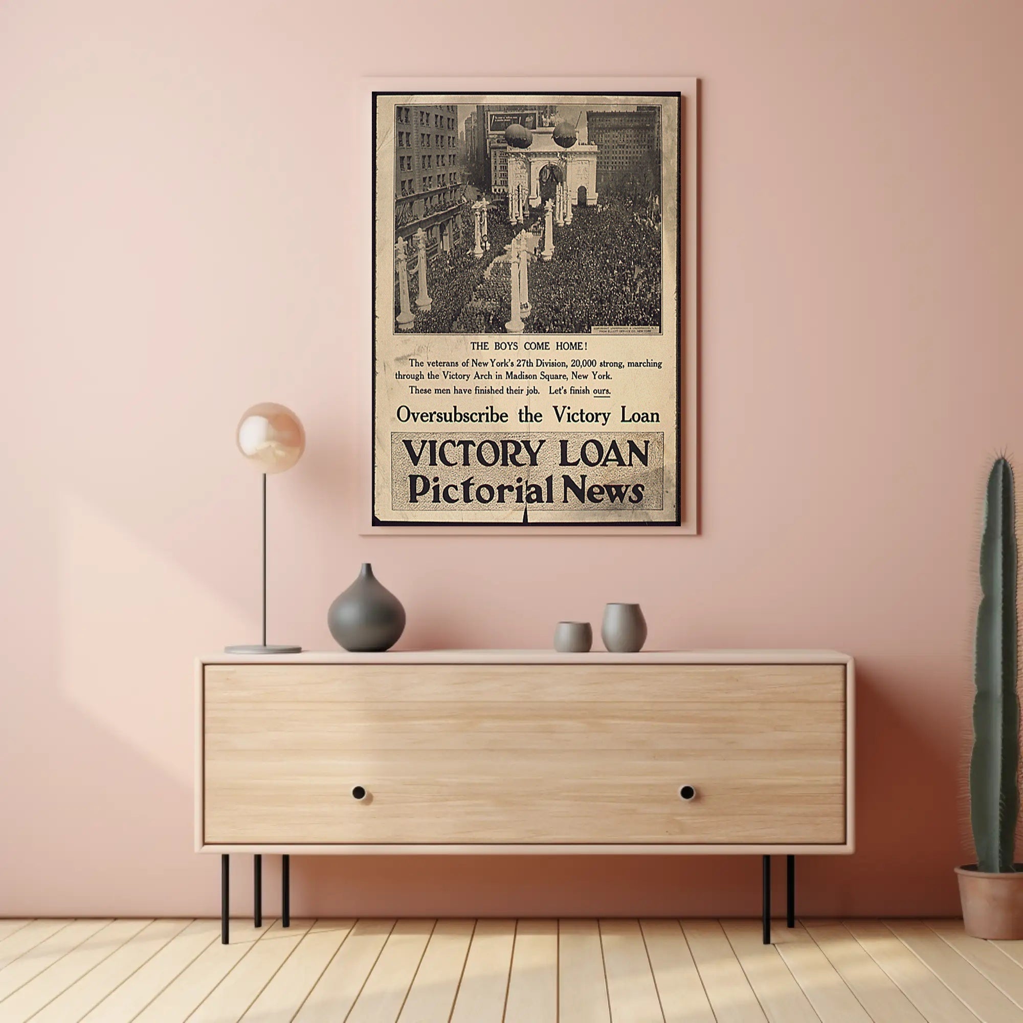 Madison Square Victory Arch: Celebrating Heroes, Historical Poster