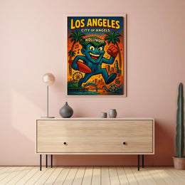 Los Angeles City Of Angels Poster