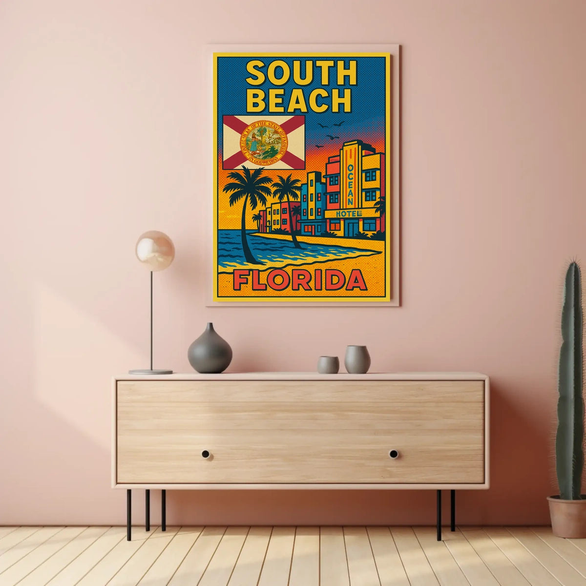 South Beach Florida Poster