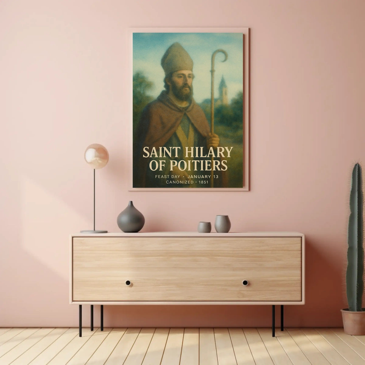 Saint Hilary Of Poitiers Poster