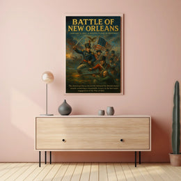 Battle Of New Orleans A Pivotal Clash Poster