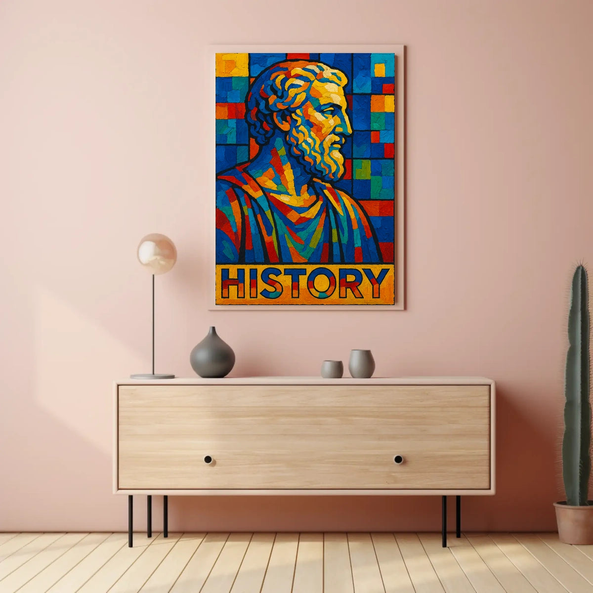 Vibrant History Mosaic Poster