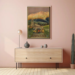 Abruzzo Scenic Art Print Poster for Home Decor and Travel Enthusiasts PosterGoat