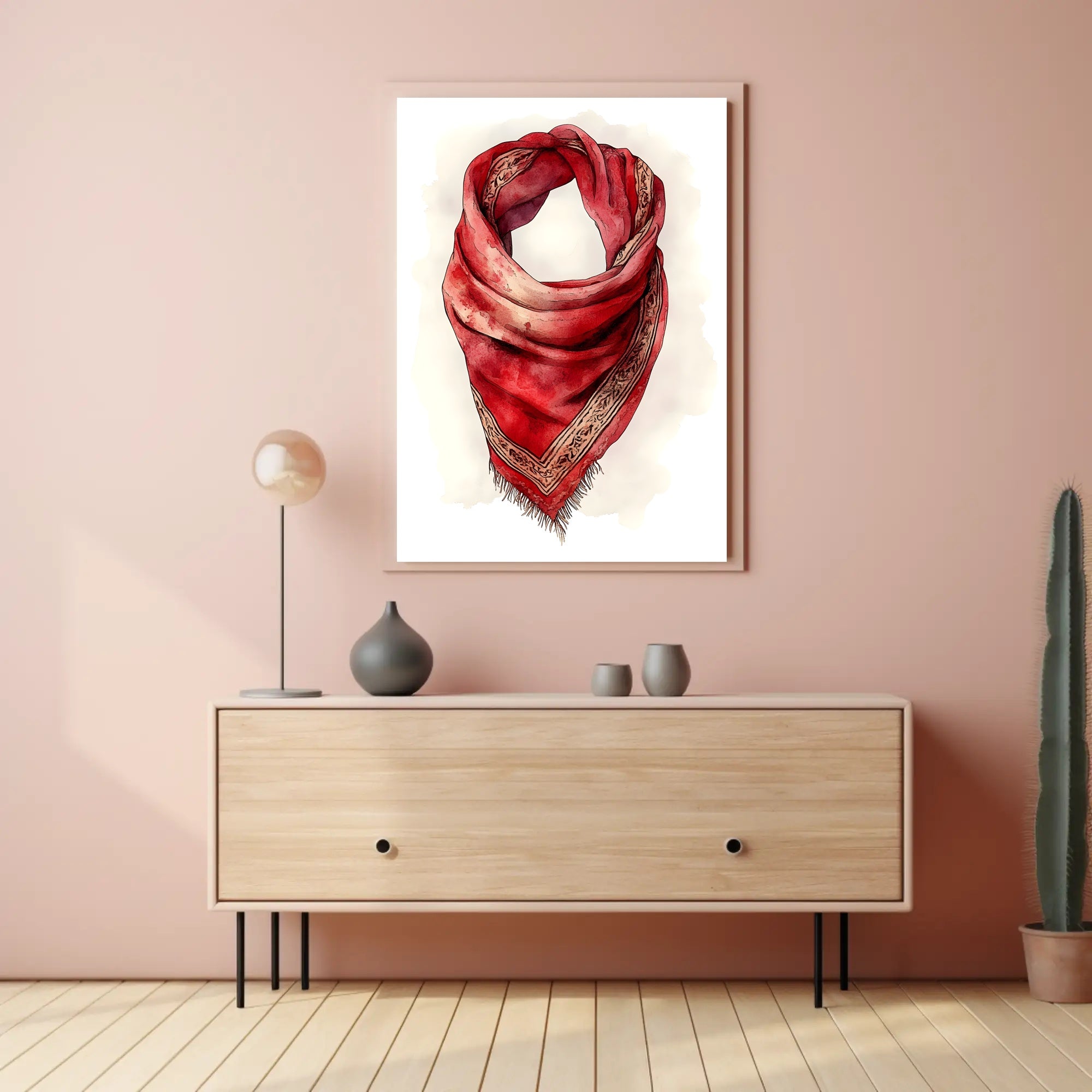 The Art of the Scarf Decorative Wall Art Print