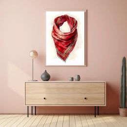 The Art of the Scarf Decorative Wall Art Print