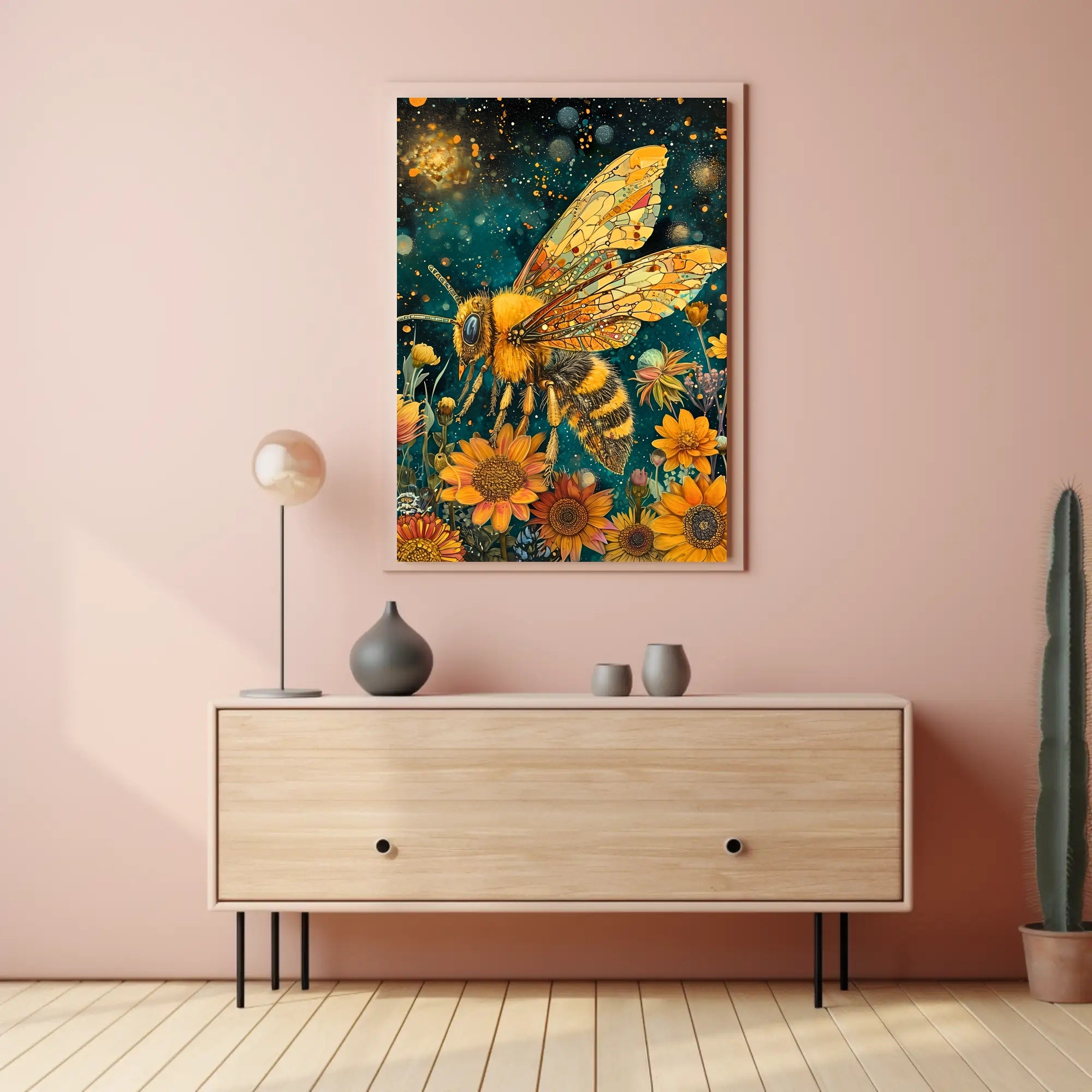 The Enchanted Bee William Morris Art Poster