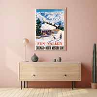 Sun Valley, Idaho Chicago And North Poster