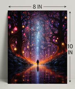 Enchanted Forest Journey Poster