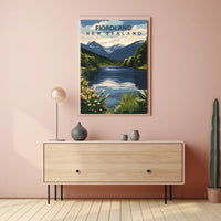 Fiordland, New Zealand Poster
