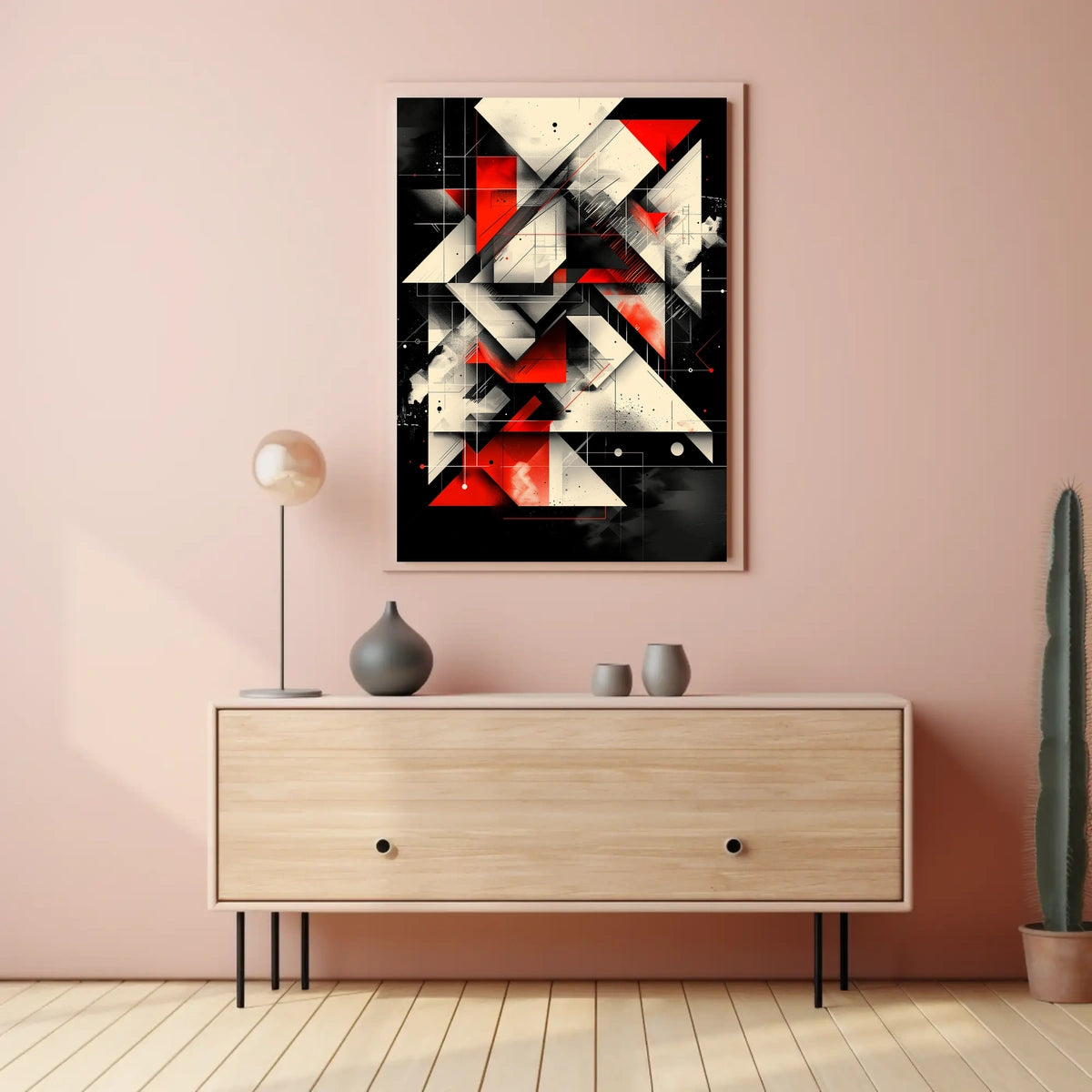 Geometric Abstraction Abstract Poster