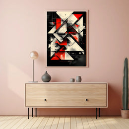 Geometric Abstraction Abstract Poster