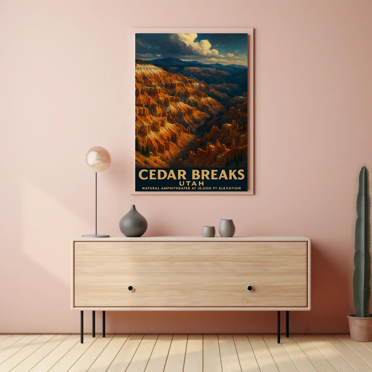 Cedar Breaks Natural Amphitheater Poster