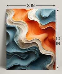 Flowing Colors Poster PosterGoat