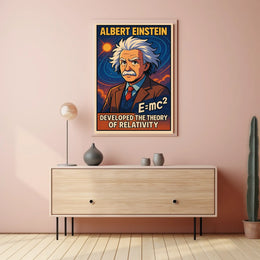Albert Einstein Theory Of Relativity Poster