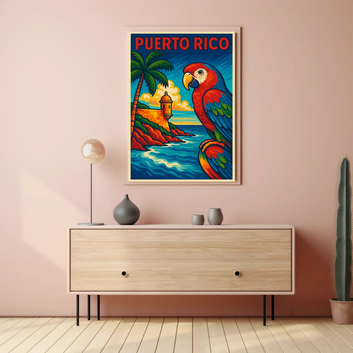 Vibrant Puerto Rico Poster