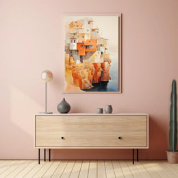 Cliffside Architecture Poster